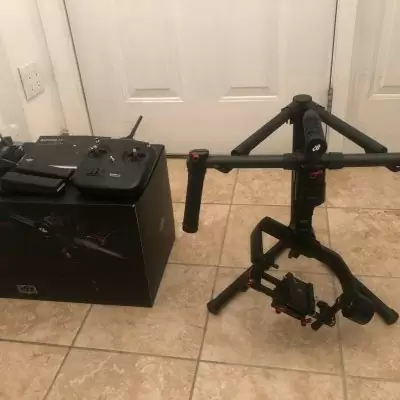 HK$ 4,700.00 Dji ronin m 3-axis gimbal stabilizer with 2 batteries and remote controller cheung sha