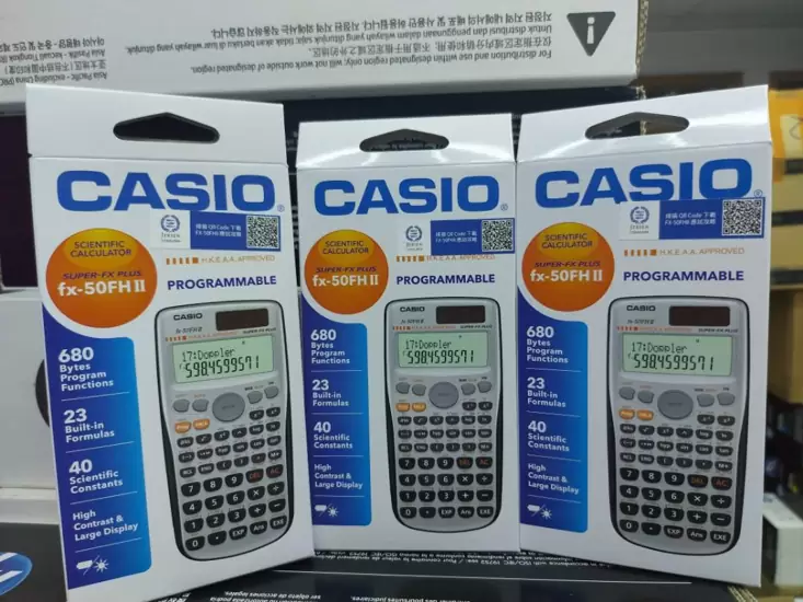 HK$265 全新行貨長期現貨 Casio FX-50FHII 多功能科學函數計數機 (DSE) on
