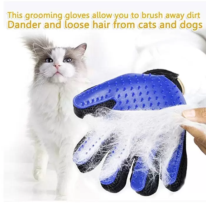 HK$80 矽膠寵物脫毛手套  Silicone Pet Hair Remover Gloves on