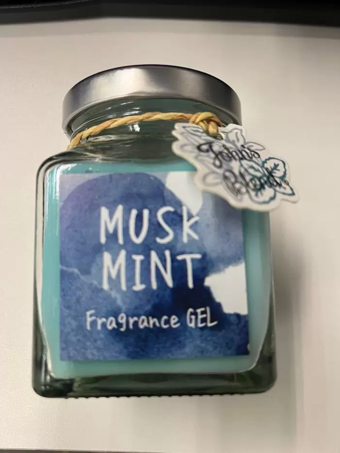 HK$45 John's Blend Musk Mint Fragrance Gel 居家香薰膏  麝香薄荷 on